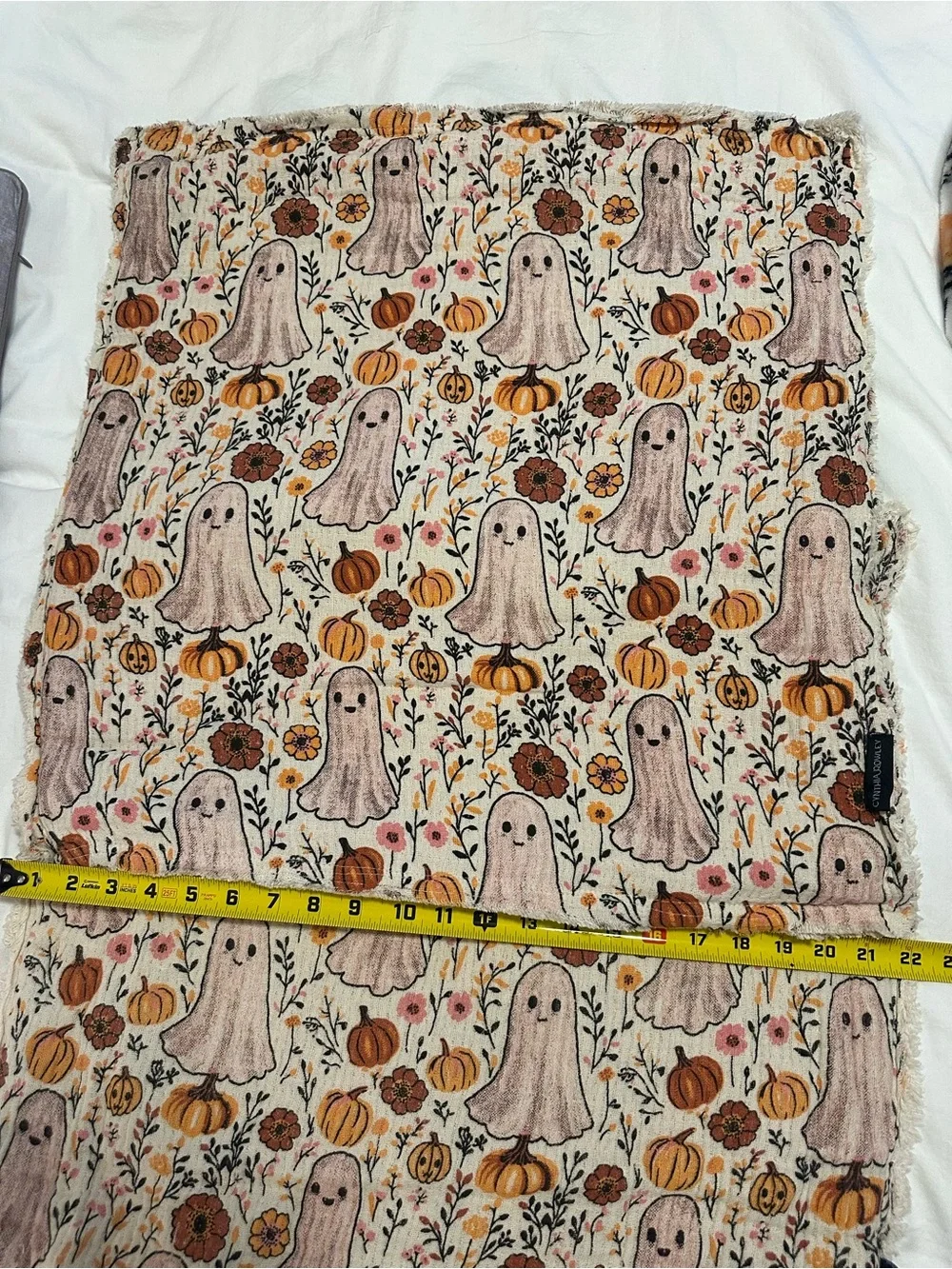 Pink ghost and daisy pillow covers